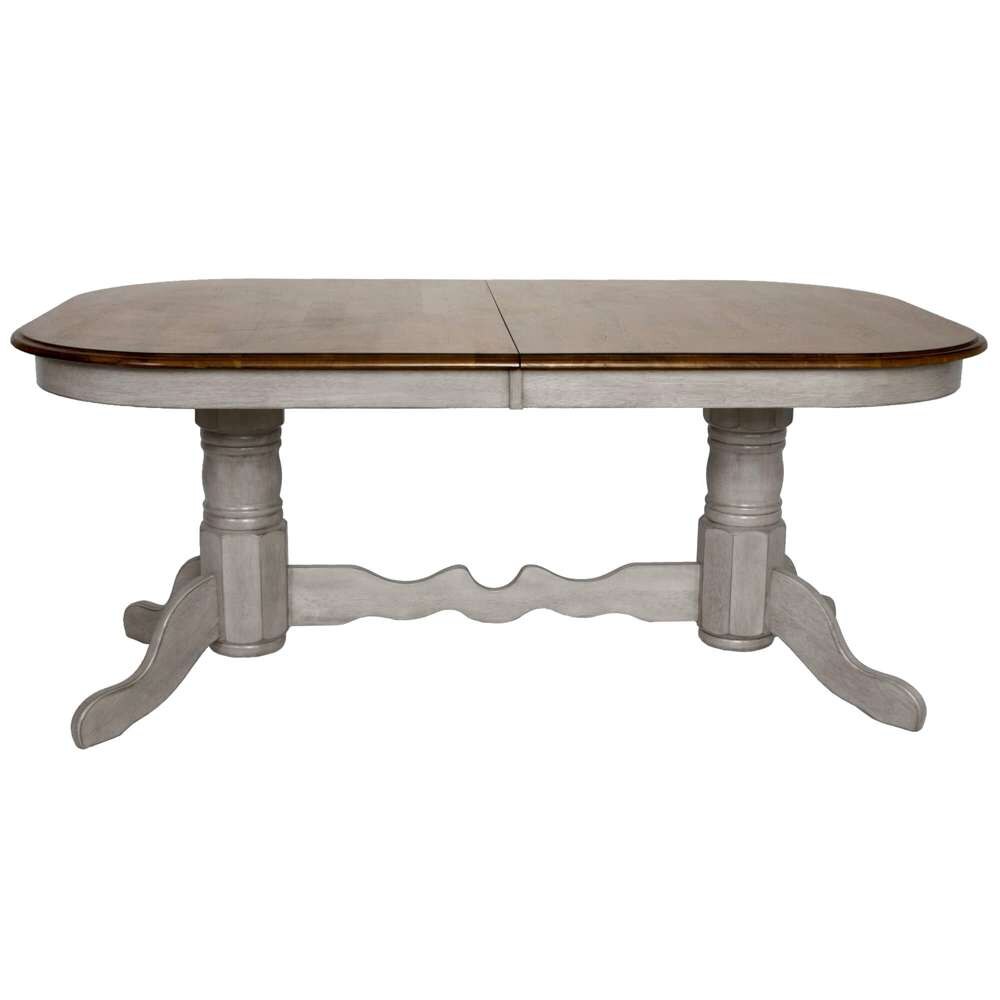 Sunset Trading -  Country Grove 8 Piece 96in Oval Double Pedestal Extendable Dining Table Set  - DLU-CG4296-124SGOBH8 veiw 5