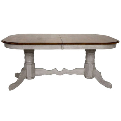 Sunset Trading -  Country Grove 8 Piece 96in Oval Double Pedestal Extendable Dining Table Set  - DLU-CG4296-124SGOBH8 veiw 5