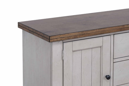 Sunset Trading - Country Grove Buffet - Distressed Gray and Brown Wood - DLU-CG-BUF-GO veiw 5