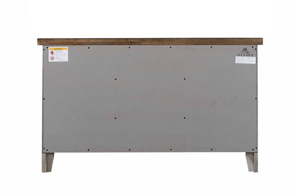 Sunset Trading - Country Grove Buffet - Distressed Gray and Brown Wood - DLU-CG-BUF-GO veiw 6