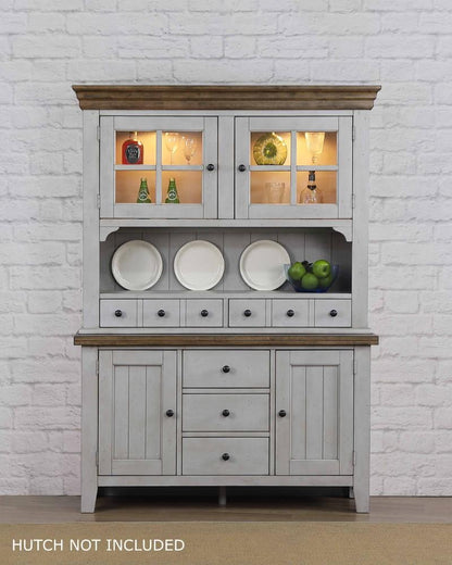 Sunset Trading - Country Grove Buffet - Distressed Gray and Brown Wood - DLU-CG-BUF-GO veiw 7