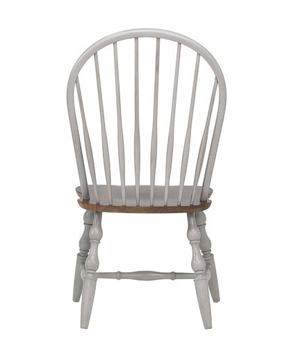Sunset Trading - Country Grove Windsor Dining Chair - Distressed Gray and Brown Wood (Set of 2) - DLU-CG-C30-GO-2 veiw 4