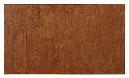 Sunset Trading - Dakota 14in Narrow End Table with Drawer & Shelf Storage  - Distressed Brown and Ash Gray - DLU-DK-2303-TA veiw 6