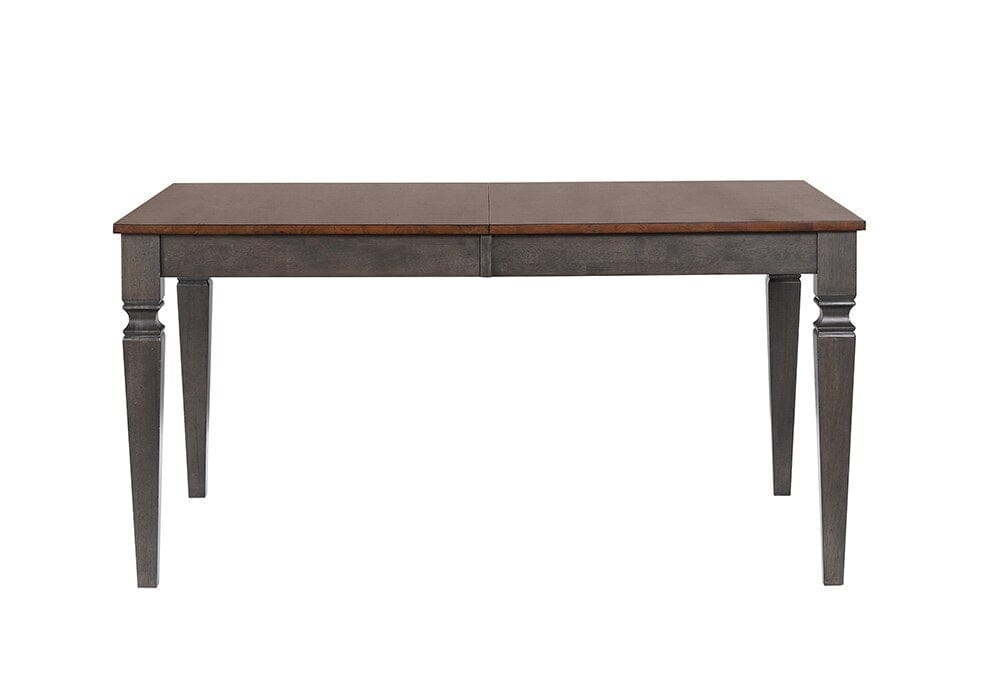 Sunset Trading - Dakota 60-78in Rectangular Expandable Butterfly Leaf Dining Table  - Distressed Brown and Ash Gray - DLU-DK4078-TA veiw 5