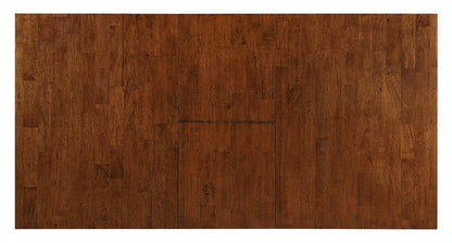 Sunset Trading - Dakota 60-78in Rectangular Expandable Butterfly Leaf Dining Table  - Distressed Brown and Ash Gray - DLU-DK4078-TA veiw 8