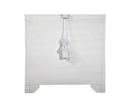 Sunset Trading - Dover 2 Drawer Nightstand  - Cerused Dove White - AG-638-670N veiw 5
