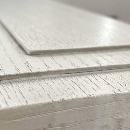 Sunset Trading - Dover 24” Large Square Side End Table with Storage Shelves  - Cerused Dove White - AG-638-809 veiw 6