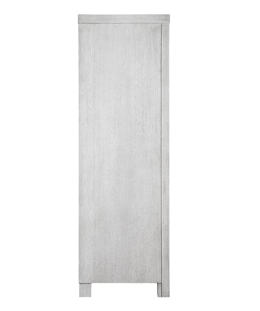 Sunset Trading - Dover 5 Drawer 58in Tall Chest  - Cerused Dove White - AG-638-681N veiw 6
