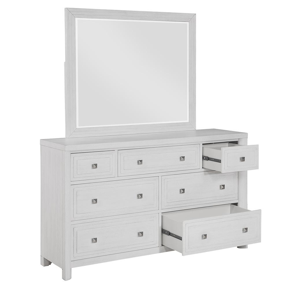 Sunset Trading - Dover 5PC Queen Size Bedroom Furniture Set  - Cerused Dove White - AG-638-050-Q5P veiw 4