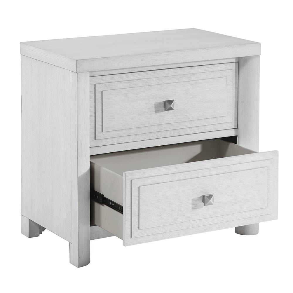 Sunset Trading - Dover 5PC Queen Size Bedroom Furniture Set  - Cerused Dove White - AG-638-050-Q5P veiw 5