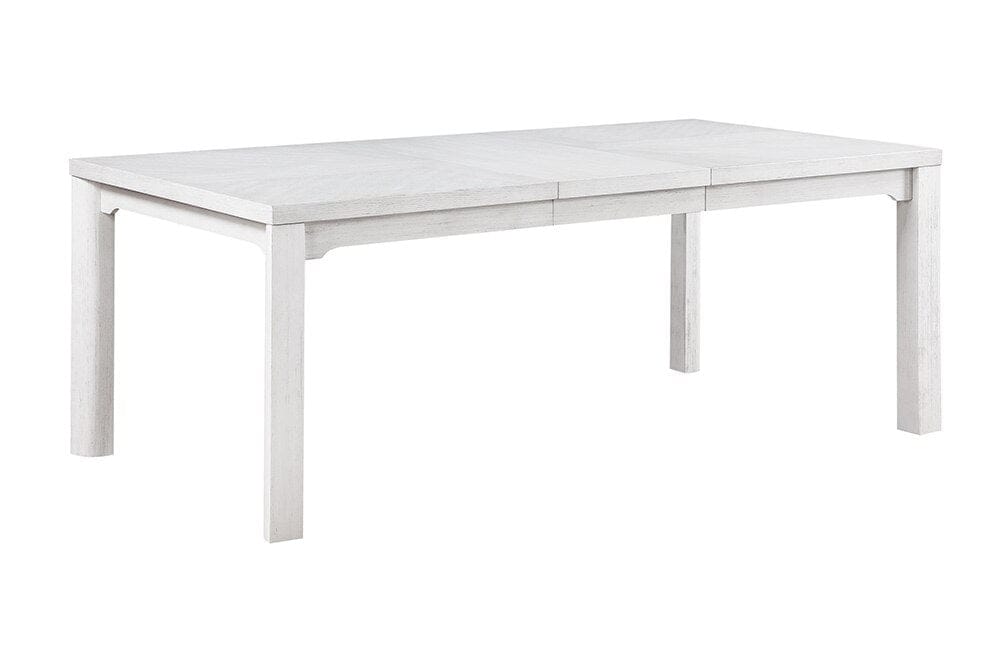 Sunset Trading - Dover 60-78-96in Rectangular Expandable Dining Table  - Cerused Dove White - AG-638-096 veiw 3