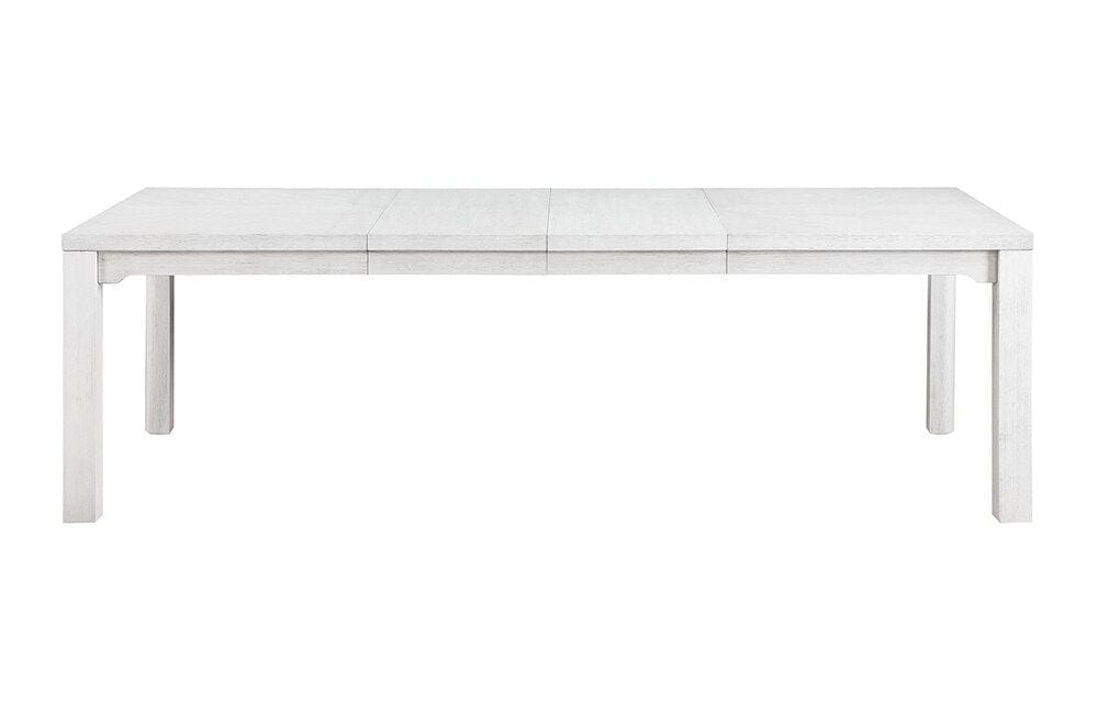 Sunset Trading - Dover 60-78-96in Rectangular Expandable Dining Table  - Cerused Dove White - AG-638-096 veiw 4