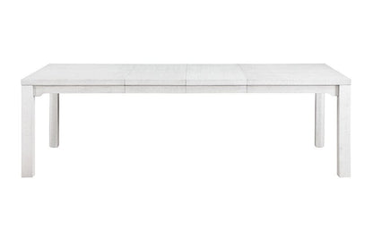 Sunset Trading - Dover 60-78-96in Rectangular Expandable Dining Table  - Cerused Dove White - AG-638-096 veiw 4
