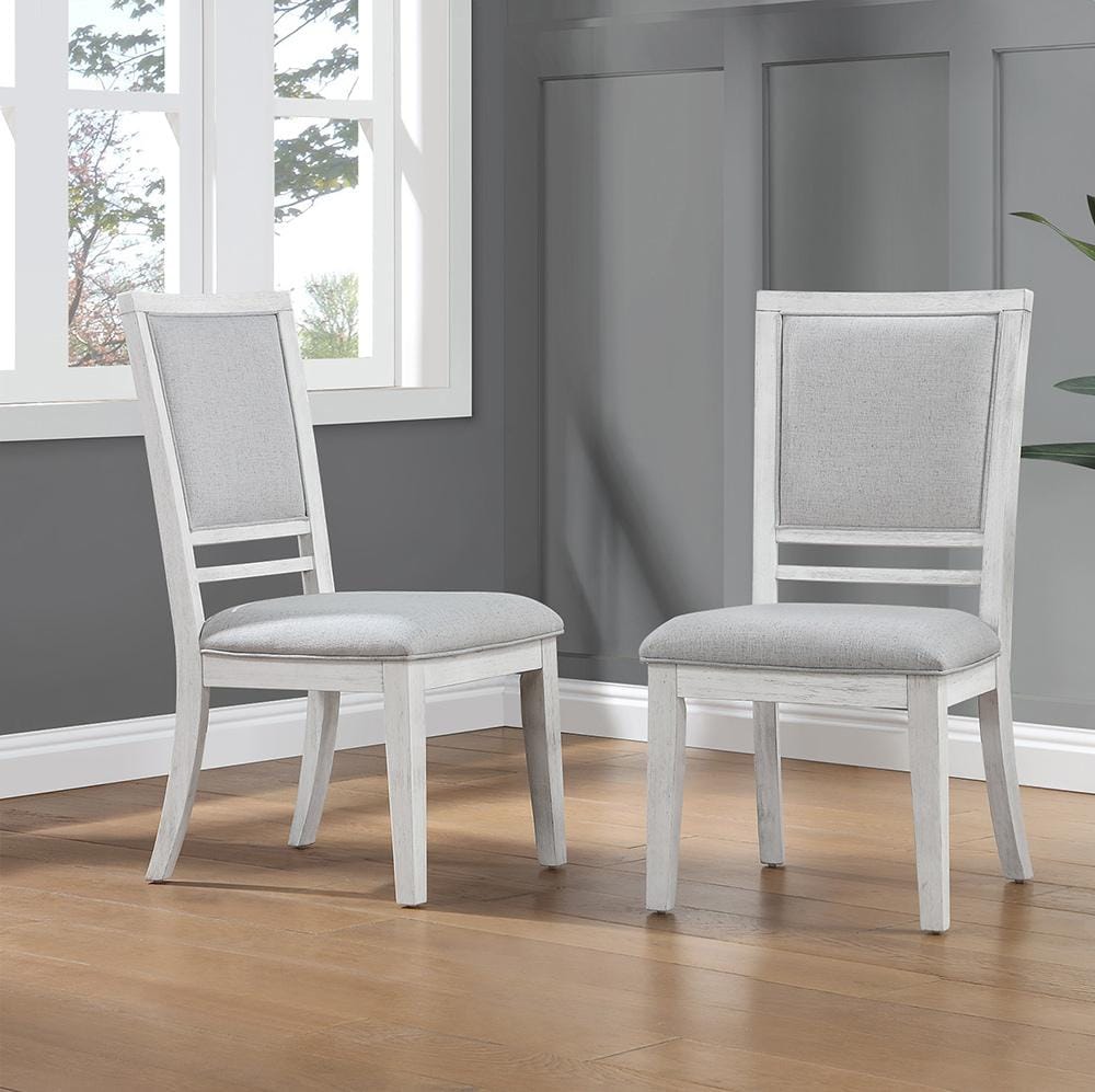 Sunset Trading - Dover Dining Side Chair (Set of 2) - Cerused Dove White - AG-638-901-2 veiw 1