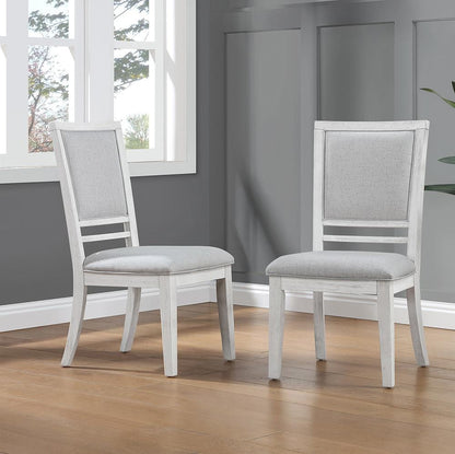 Sunset Trading - Dover Dining Side Chair (Set of 2) - Cerused Dove White - AG-638-901-2 veiw 1