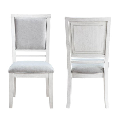 Sunset Trading - Dover Dining Side Chair (Set of 2) - Cerused Dove White - AG-638-901-2 veiw 2