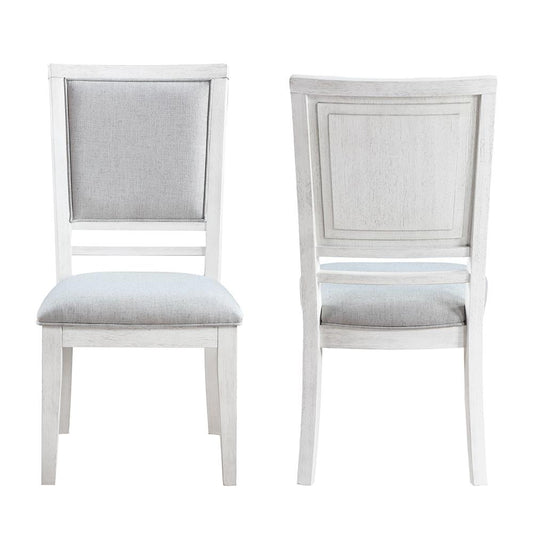 Sunset Trading - Dover Dining Side Chair (Set of 2) - Cerused Dove White - AG-638-901-2 veiw 2