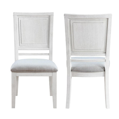 Sunset Trading - Dover Dining Side Chair (Set of 2) - Cerused Dove White - AG-638-900-2 veiw 2