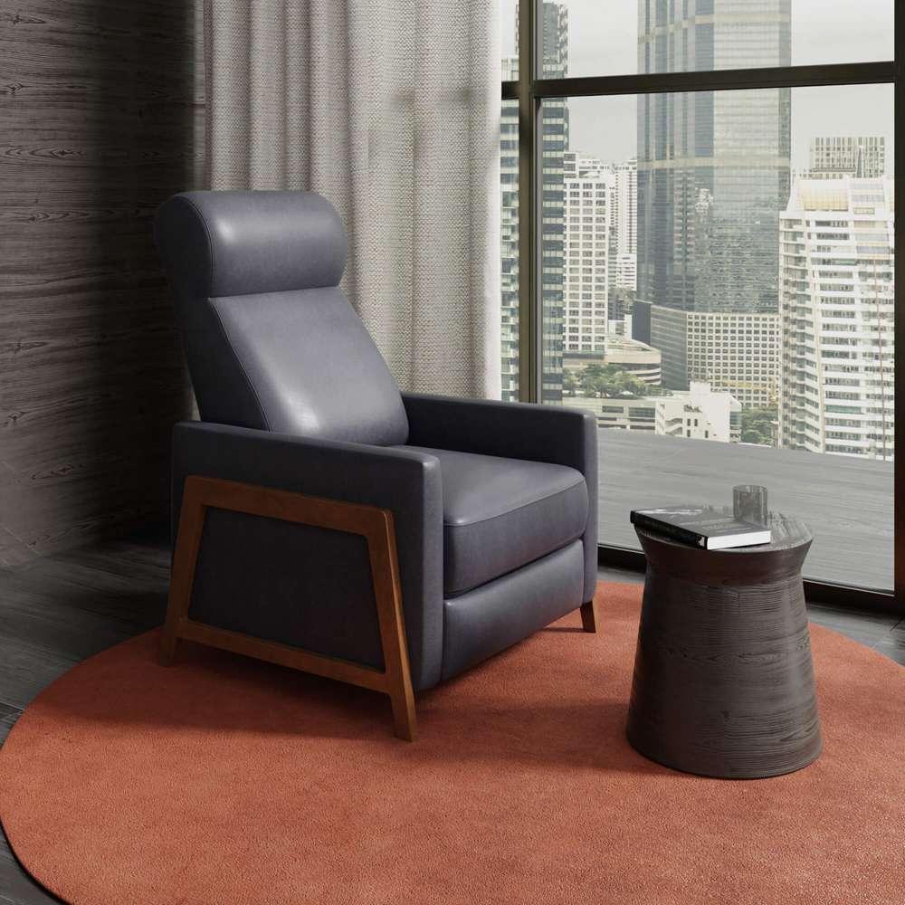 Sunset Trading -  Edge Pushback Leather Recliner  - SY-1357-86-9102-94 veiw 4