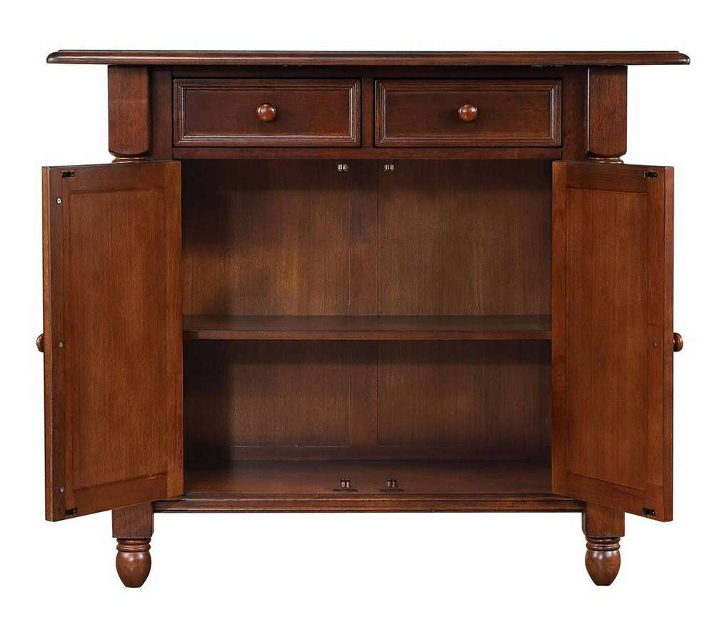 Sunset Trading -  Andrews  Extendable Drop Leaf Kitchen Island with Counter Height Stools with Arms  - DLU-KI4222-B3024A-CT3PC veiw 3