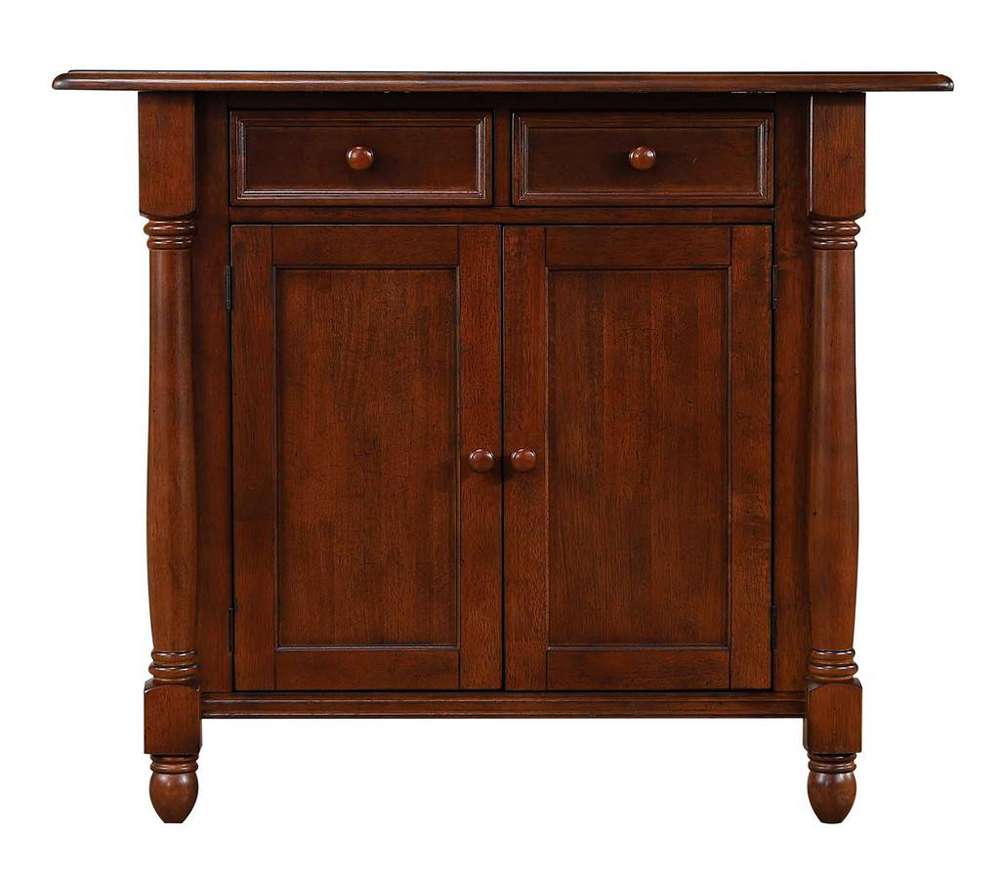 Sunset Trading -  Andrews  Extendable Drop Leaf Kitchen Island with Counter Height Stools with Arms  - DLU-KI4222-B3024A-CT3PC veiw 4