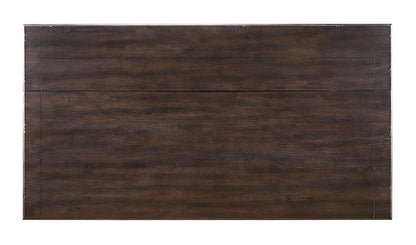 Sunset Trading - French Chic Fully-Assembled 71in Dropleaf Kitchen Island  - Distressed Antique White and Walnut Brown - DLU-FC1016 veiw 6