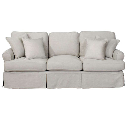 Sunset Trading - Horizon Slipcovered 88in Sofa in Light Gray - SU-117600-220591 veiw 1