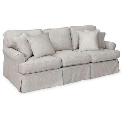 Sunset Trading - Horizon Slipcovered 88in Sofa in Light Gray - SU-117600-220591 veiw 2