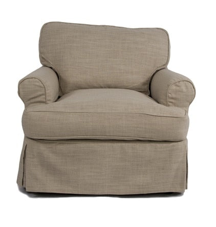 Sunset Trading - Horizon Slipcovered Chair in Linen - SU-117620-466082 veiw 1