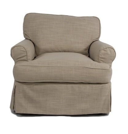 Sunset Trading - Horizon Slipcovered Chair in Linen - SU-117620-466082 veiw 1