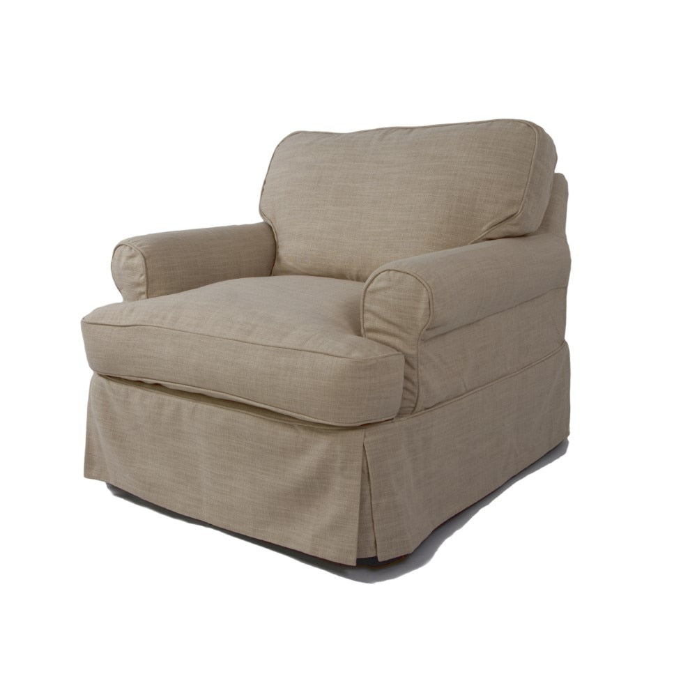 Sunset Trading - Horizon Slipcovered Chair in Linen - SU-117620-466082 veiw 2