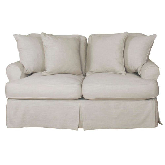 Sunset Trading - Horizon Slipcovered Loveseat in Light Gray - SU-117610-220591 veiw 1