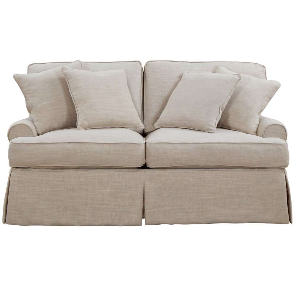 Sunset Trading - Horizon Slipcovered Loveseat in Linen - SU-117610-466082 veiw 1