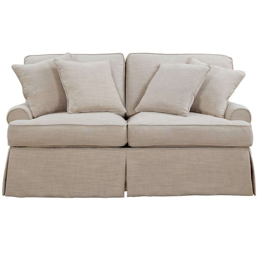 Sunset Trading - Horizon Slipcovered Loveseat in Linen - SU-117610-466082 veiw 1