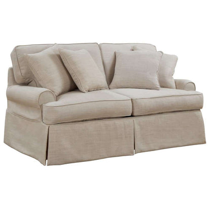 Sunset Trading - Horizon Slipcovered Loveseat in Linen - SU-117610-466082 veiw 2