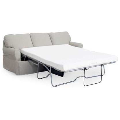 Sunset Trading - Horizon Slipcovered Sleeper Sofa and Chaise in Light Gray - SU-117678-220591 veiw 4