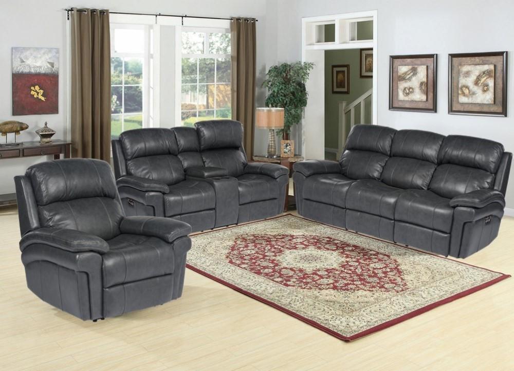 Sunset Trading - Luxe Leather 3 Piece Reclining Living Room Set With Power Headrests - SU-9102-94-1394-3PC_CLOSEOUT veiw 1