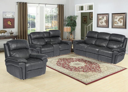 Sunset Trading - Luxe Leather 3 Piece Reclining Living Room Set With Power Headrests - SU-9102-94-1394-3PC_CLOSEOUT veiw 1