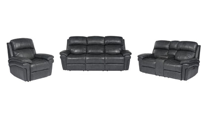 Sunset Trading - Luxe Leather 3 Piece Reclining Living Room Set With Power Headrests - SU-9102-94-1394-3PC_CLOSEOUT veiw 2