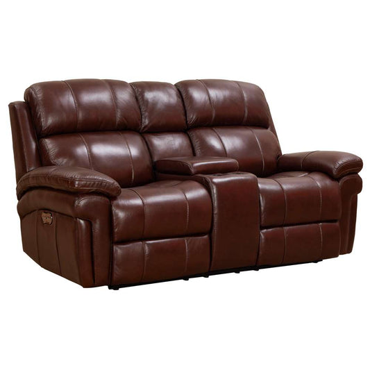 Sunset Trading -  Luxe Leather  Reclining Loveseat with Power Headrest  - SU-9102-88-1394-73_CLOSEOUT veiw 1