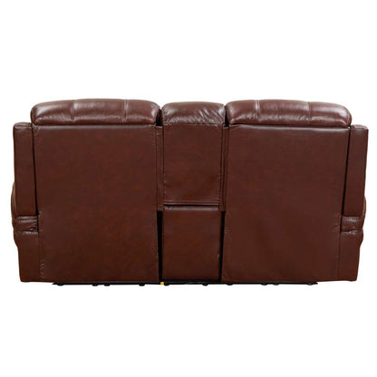 Sunset Trading -  Luxe Leather  Reclining Loveseat with Power Headrest  - SU-9102-88-1394-73_CLOSEOUT veiw 2