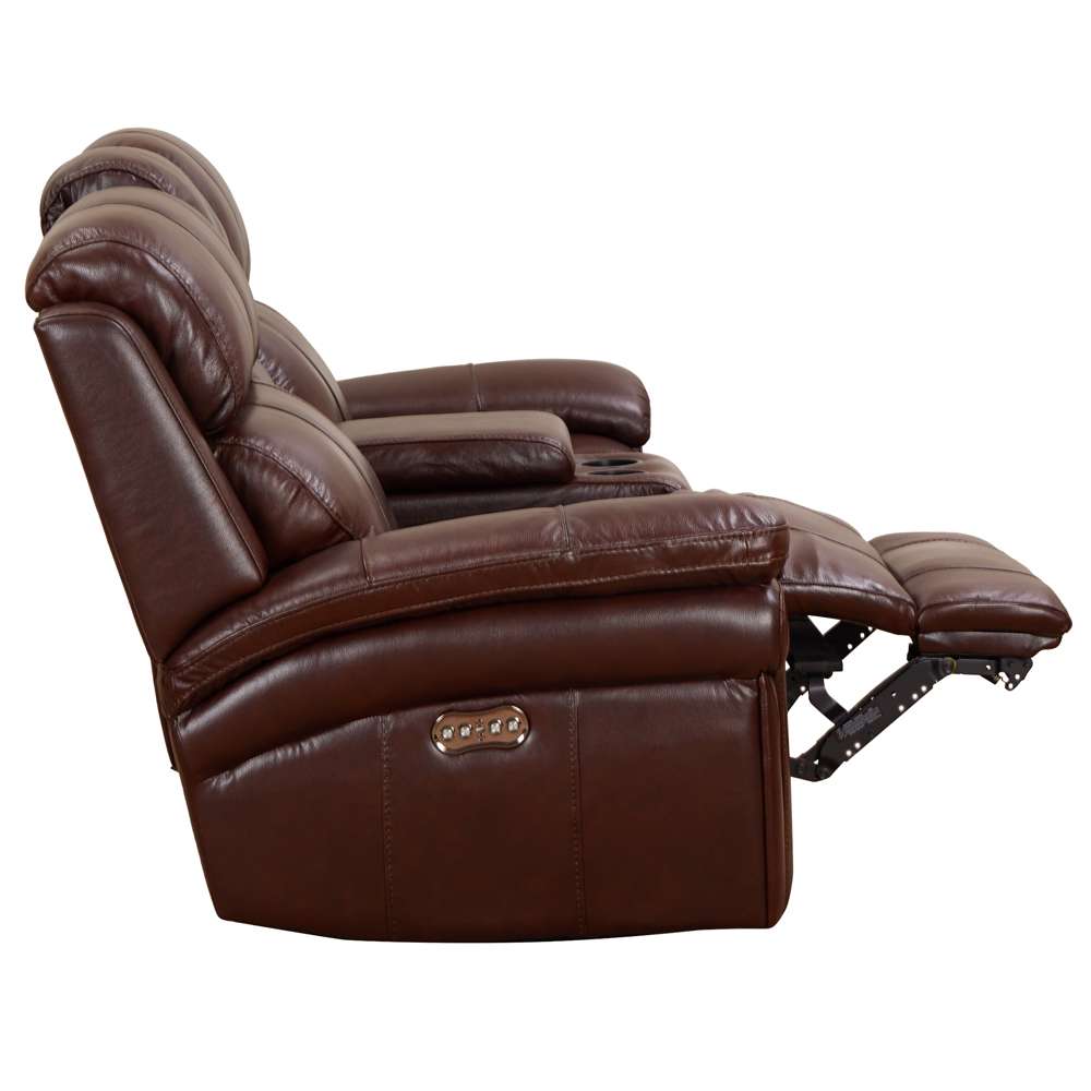 Sunset Trading -  Luxe Leather  Reclining Loveseat with Power Headrest  - SU-9102-88-1394-73_CLOSEOUT veiw 7