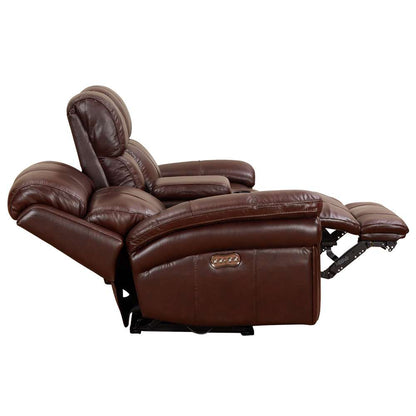 Sunset Trading -  Luxe Leather  Reclining Loveseat with Power Headrest  - SU-9102-88-1394-73_CLOSEOUT veiw 8