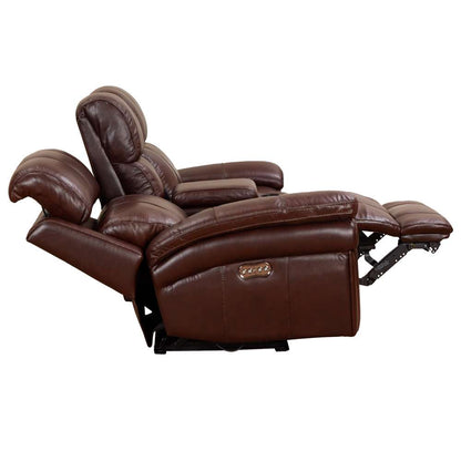 Sunset Trading -  Luxe Leather  Reclining Loveseat with Power Headrest  - SU-9102-88-1394-73_CLOSEOUT veiw 9