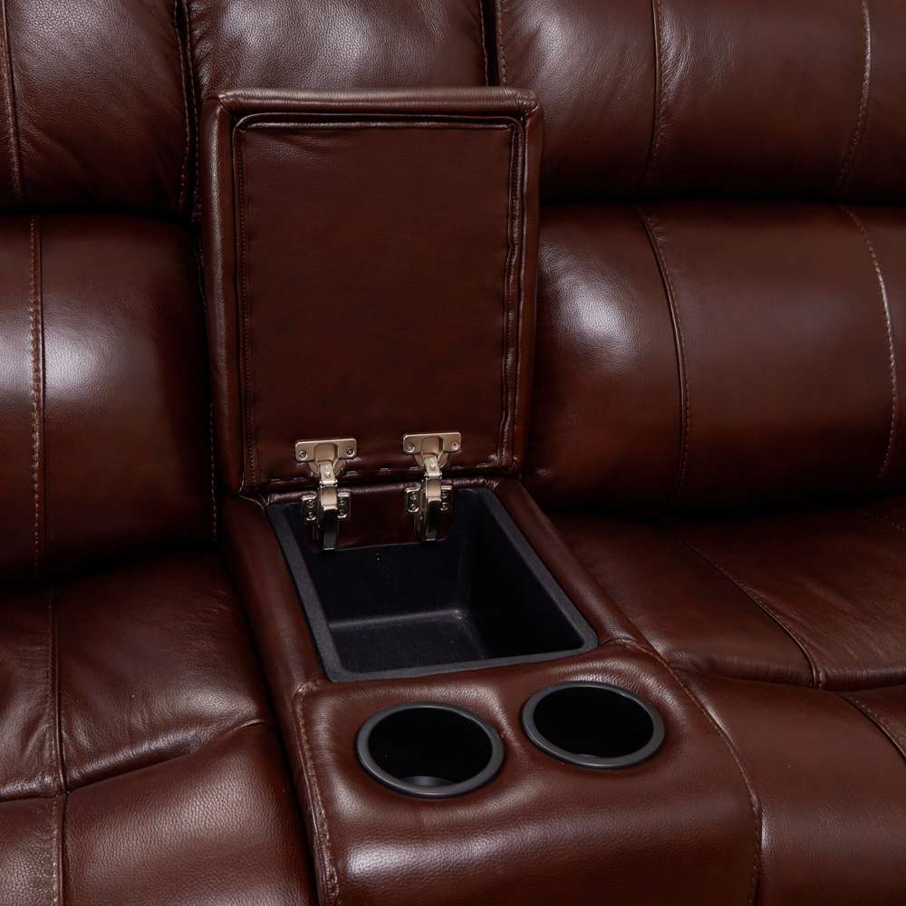 Sunset Trading -  Luxe Leather  Reclining Loveseat with Power Headrest  - SU-9102-88-1394-73_CLOSEOUT veiw 10