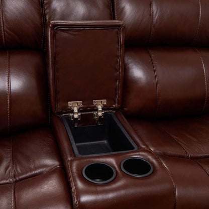 Sunset Trading -  Luxe Leather  Reclining Loveseat with Power Headrest  - SU-9102-88-1394-73_CLOSEOUT veiw 10