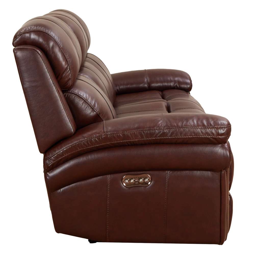 Sunset Trading -  Luxe Leather  Reclining Sofa with Power Headrest  - SU-9102-88-1394-58_CLOSEOUT veiw 5