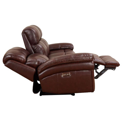 Sunset Trading -  Luxe Leather  Reclining Sofa with Power Headrest  - SU-9102-88-1394-58_CLOSEOUT veiw 6