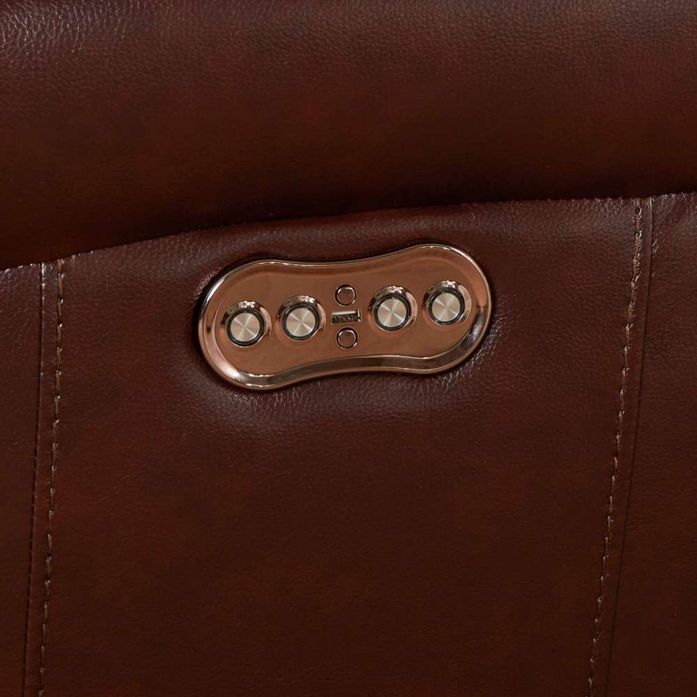 Sunset Trading -  Luxe Leather  Reclining Sofa with Power Headrest  - SU-9102-88-1394-58_CLOSEOUT veiw 9