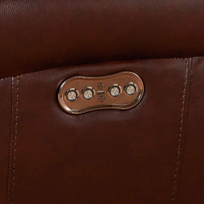 Sunset Trading -  Luxe Leather  Reclining Sofa with Power Headrest  - SU-9102-88-1394-58_CLOSEOUT veiw 9